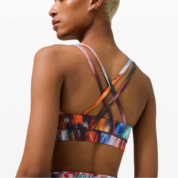 Lululemon Energy Bra – Chroma Fusion Multi | Size 4 | Medium Support - Picture 1 of 9